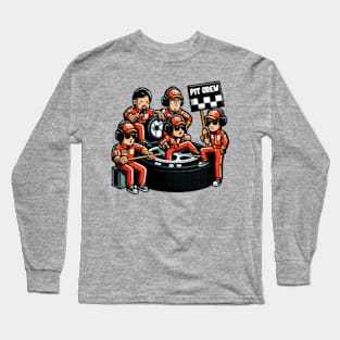 Nascar Pit Stop Crew Long Sleeve T-Shirt